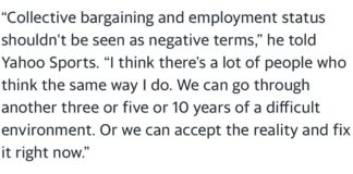 Could collective bargaining be the answer for college sports? Some ADs are ready to say the quiet part out loud - Yahoo Sports
