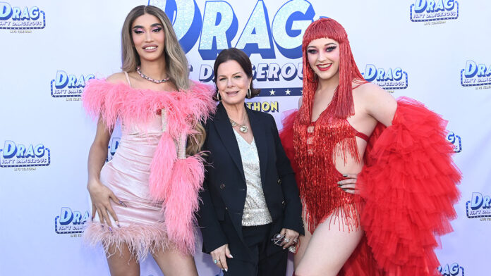 Marcia Gay Harden Reveals 'All My Children Are Queer' During Drag Isn't Dangerous Telethon - HuffPost