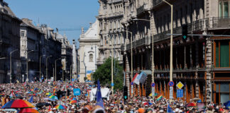 Tens of thousands march against Hungary's government, for LGBT rights - USA Today