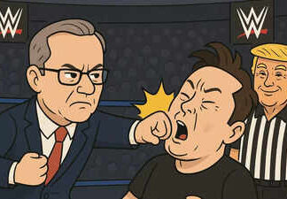 WWE in the West Wing: How Elon Musk got beaten up by a gay banker; during Pride Month - Times of India