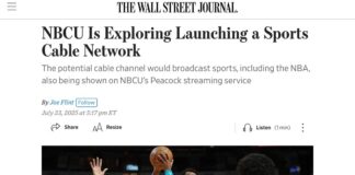 Exclusive | NBCU Is Exploring Launching a Sports Cable Network - The Wall Street Journal