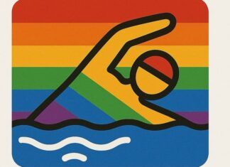 Gay broadcaster takes on epic swim challenge to raise money for LGBTQ charity - Sports Media LGBT+