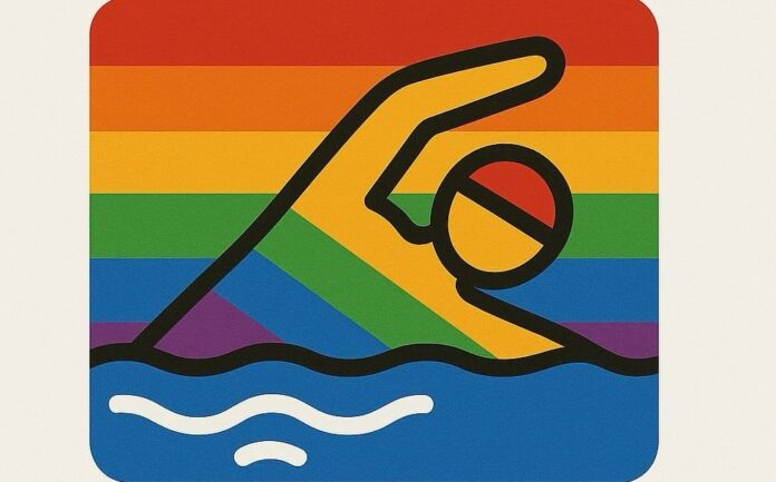 Gay broadcaster takes on epic swim challenge to raise money for LGBTQ charity - Sports Media LGBT+