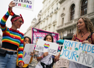 LGBT artists decry Supreme Court ruling at rainy London Pride parade - Wimbledon Guardian