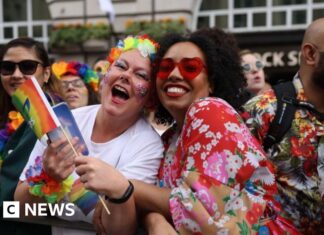 London Pride 2025 returns as events struggle with falling funds - BBC