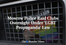 Moscow Police Raid Clubs Overnight Under 'LGBT Propaganda' Law - The Moscow Times