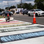 Activists redecorate Florida’s commemorative LGBT crosswalk after it was removed – The Independent