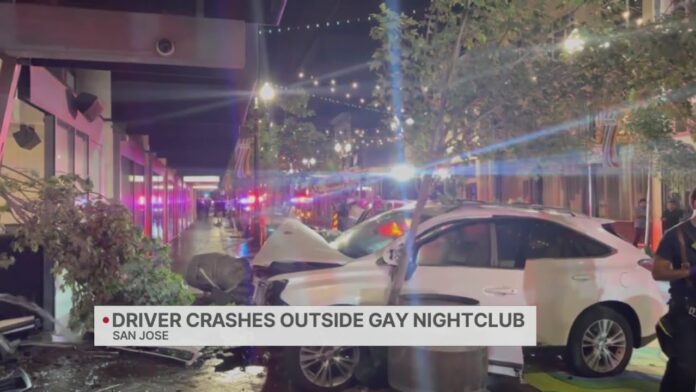Driver crashes outside gay San Jose nightclubs a day before Pride - KTVU