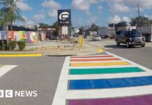 Florida removes rainbow crosswalk honouring Pulse nightclub victims - BBC