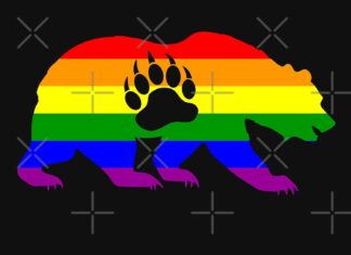 Geometric Bear LGBT Rainbow Flag Gay PRIDE Trucker Hats Black Sold By Charles Michel | SKU 42648526 - roarmag.org