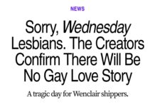 Sorry, 'Wednesday' Lesbians. The Creators Confirm There Will Be No Gay Love Story - them.us