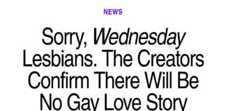 Sorry, 'Wednesday' Lesbians. The Creators Confirm There Will Be No Gay Love Story - them.us