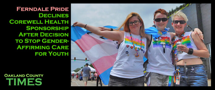 Corewell is latest state health system to halt gender-affirming care for trans minors - Detroit Free Press