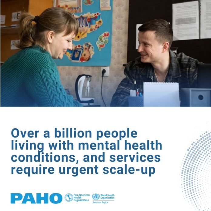 Over a billion people living with mental health conditions – services require urgent scale-up - World Health Organization (WHO)