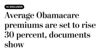 Average Obamacare premiums are set to rise 30 percent, documents show - The Washington Post