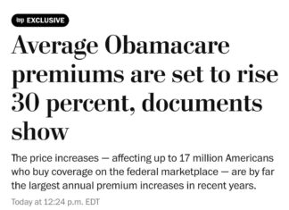 Average Obamacare premiums are set to rise 30 percent, documents show - The Washington Post