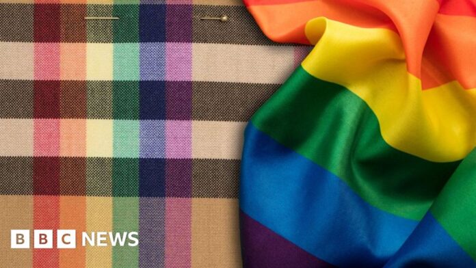 Burberry celebrates LGBTQ rainbow flag in latest fashion collection - BBC