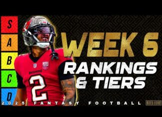 Fantasy Football Week 6 Half-PPR Rankings - Yahoo Sports