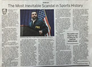 The Most Inevitable Scandal in Sports History Has Happened. And Will Happen Again. - The Wall Street Journal