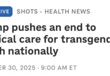Trump pushes an end to medical care for transgender youth nationally - NPR