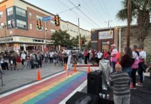 San Antonio’s LGBT community rallies to keep rainbow crosswalk; but Mayor Jones is 'not optimistic' - Texas Public Radio | TPR