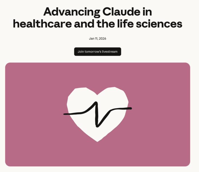 Advancing Claude in healthcare and the life sciences - Anthropic