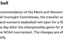 Division I Cabinet adopts new transfer windows in several sports - NCAA.org