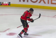 Dylan Cozens with a Goal vs. Vegas Golden Knights - Yahoo Sports