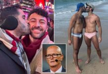 Gay fitness coach loves that NYE kiss with boyfriend went viral - OutSports