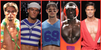 PHOTOS: This Grindr fashion show served skimpy looks spun from the wool of gay sheep - Queerty