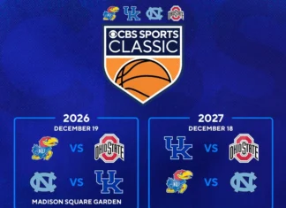 Tar Heels To Meet Kentucky In 2026 CBS Sports Classic In NYC - University of North Carolina Athletics