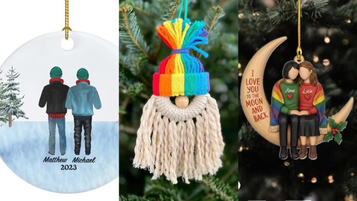 Add Some Pride to Your Tree: Fun Gay Christmas Ornaments on Etsy - gayety.com