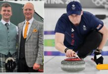 Britain's curling king going for gold: Openly gay Bruce Mouat is stony-faced at the Winter Olympics but his sport helped to 'break the ice' with his boyfriend on Tinder - Daily Mail