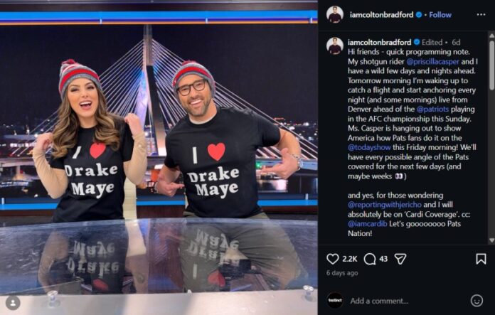 Gay sports reporter’s hilarious on-air comment about quarterback Drake Maye goes viral - MSN