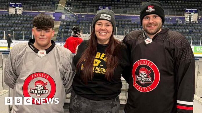 Heated Rivalry TV drama sparks new wave of ice hockey fans - BBC