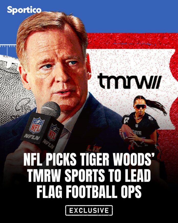 NFL Picks Tiger Woods’ TMRW Sports to Lead Flag Football Ops - Sportico.com