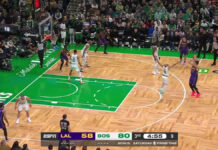 With Pat Riley watching, Lakers lose rivalry game to Celtics - Yahoo Sports