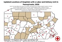 Center for Rural Pa. finds state's maternity health desert growing, as 23 counties are without labor and delivery hospital units - WVIA Public Media