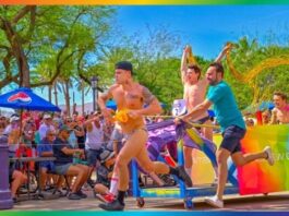 Here's what you missed at Cathedral City LGBT+ Days Bed Race - The Desert Sun