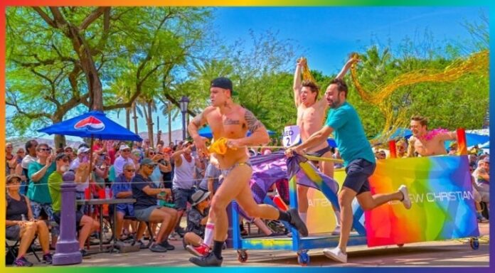 Here's what you missed at Cathedral City LGBT+ Days Bed Race - The Desert Sun