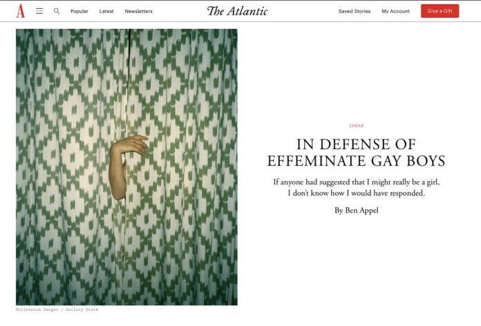 In Defense of Effeminate Boys - The Atlantic
