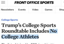 Trump’s College Sports Roundtable Includes No College Athletes - Front Office Sports
